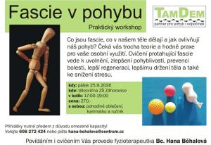 Workshop FASCIE V POHYBU